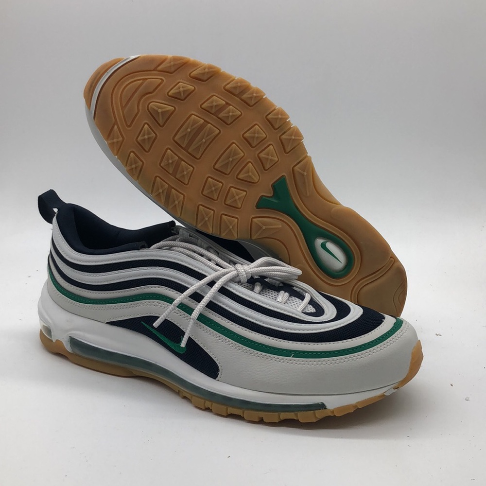 Mens Nike Air Max 97 Blue/Green 921826-021 NWOB - Picture 1 of 5